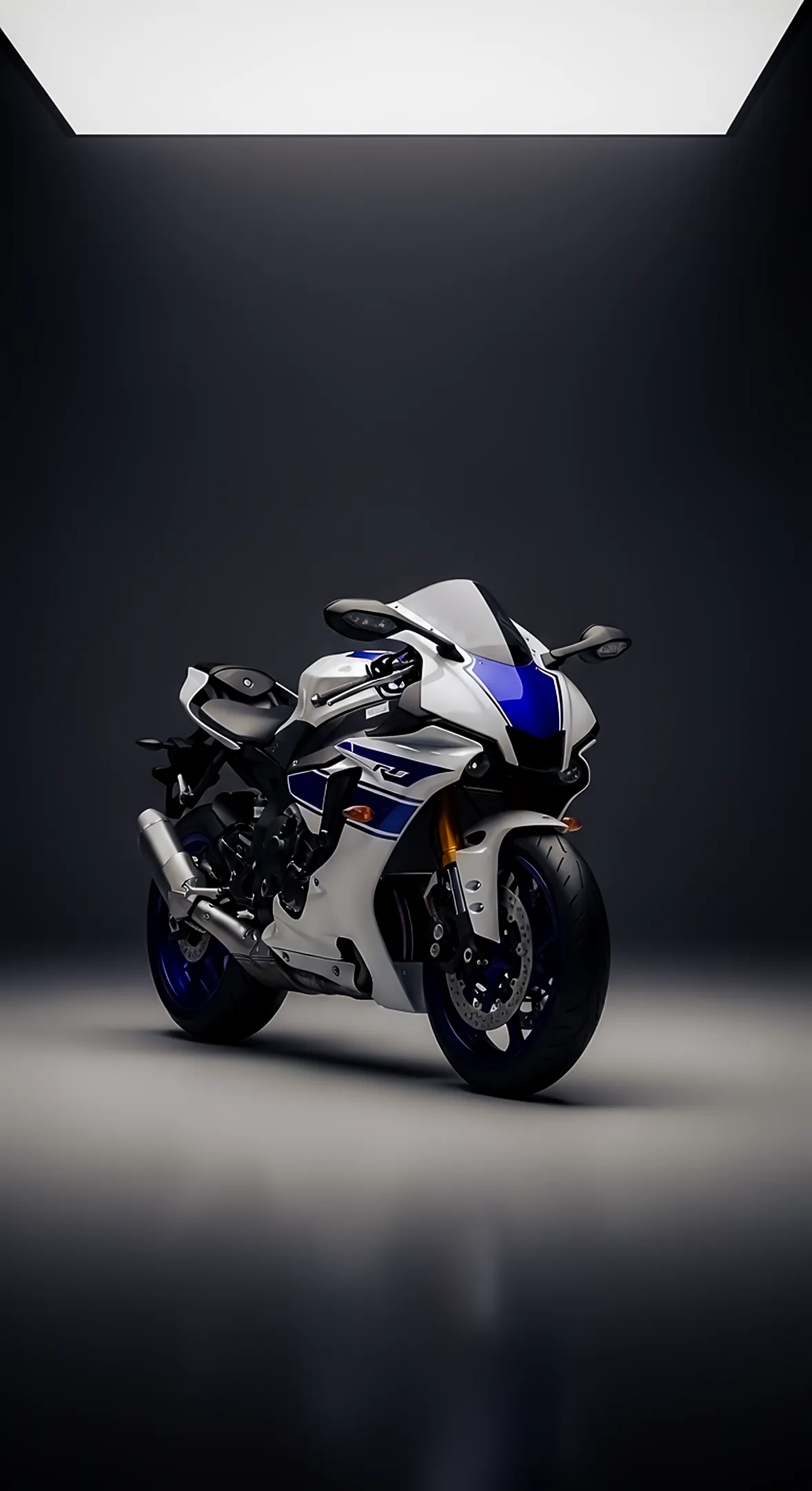 White and blue sportbike phone wallpaper, iphone wallpaper 4k, 4k wallpaper for mobile, 4k backgrounds iphone.