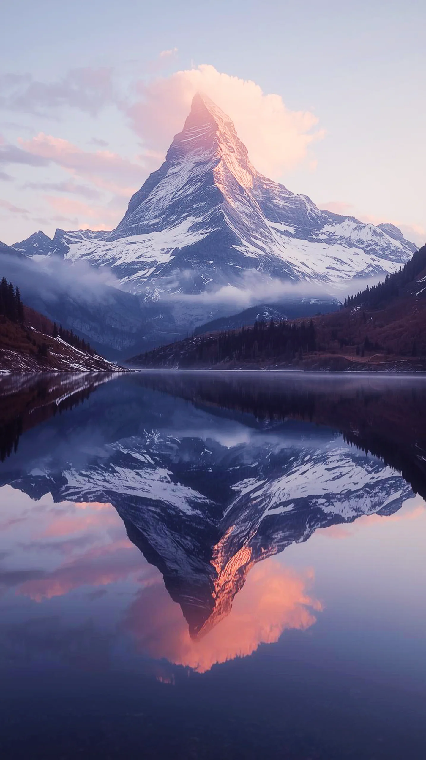 Mountain reflection iphone wallpaper 4k, 4k wallpaper for mobile, cute 4k wallpaper for iphone, 4k backgrounds iphone