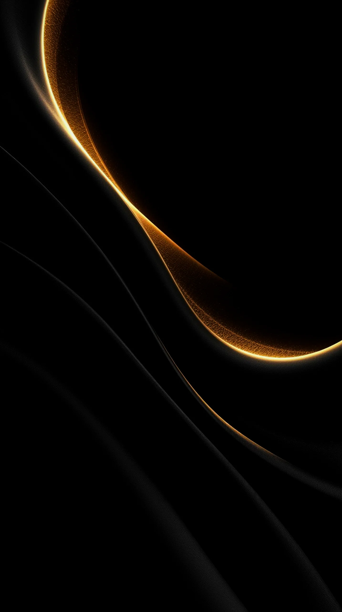 Golden swirl AMOLED wallpaper 4K for mobile, iPhone wallpaper 4K, 4K wallpaper for mobile, wallpaper for phone, cute 4K