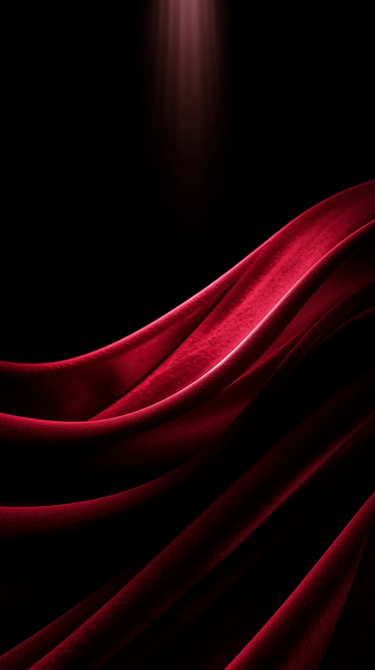 AMOLED wallpaper 4K for mobile with red velvet drapes, iPhone wallpaper 4K, 4K wallpaper for mobile, wallpaper for