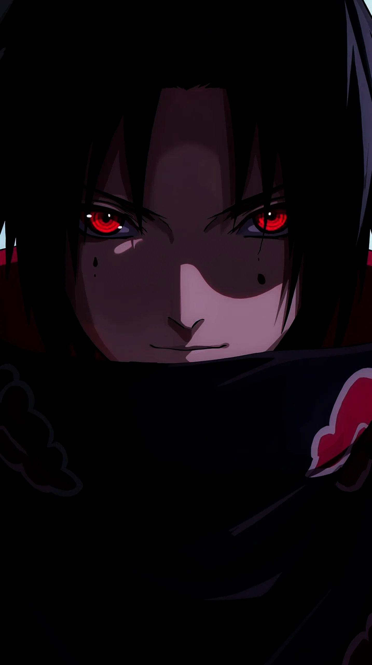 Itachi Uchiha aesthetic anime phone wallpaper, 4k mobile wallpaper, cool wallpaper for phone, iphone 14 pro max