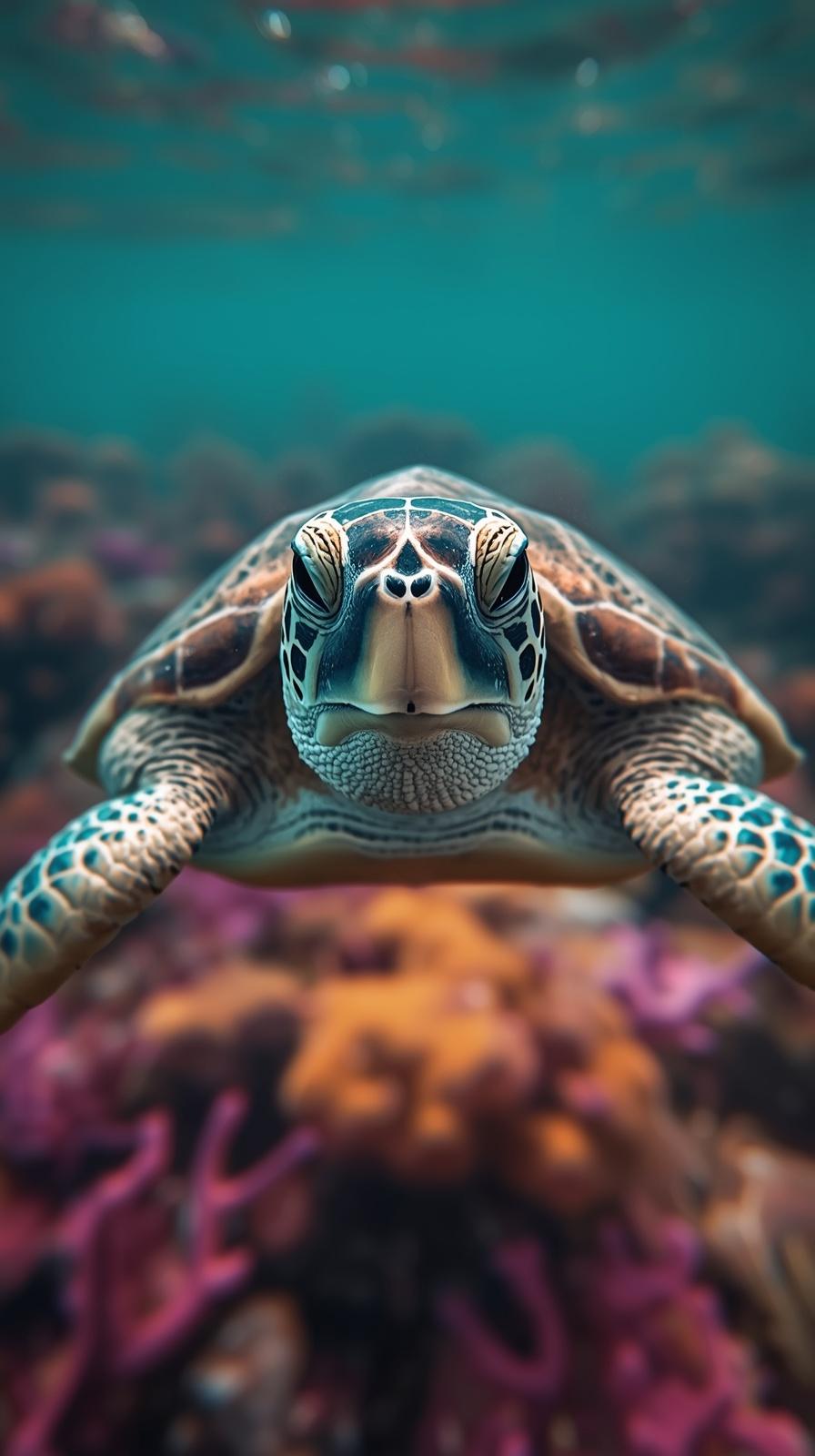 Majestic cougar sitting on a rock at sunset with intense gaze.