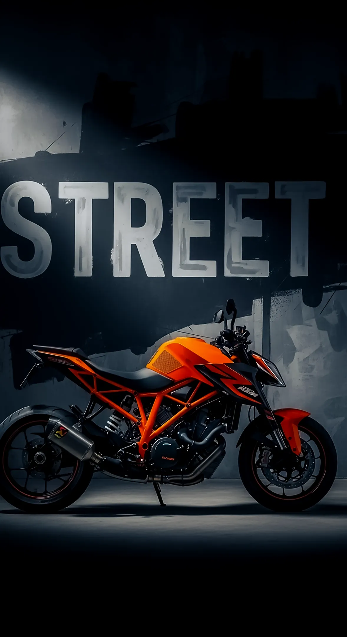 Dynamic Orange Street Bike Phone Wallpaper 4K for iPhone & Mobile. This cool iphone wallpaper 4k is perfect for your device, offering a stunning 4k wallpaper for mobile experience. Find your next wallpaper for phone with these 4k