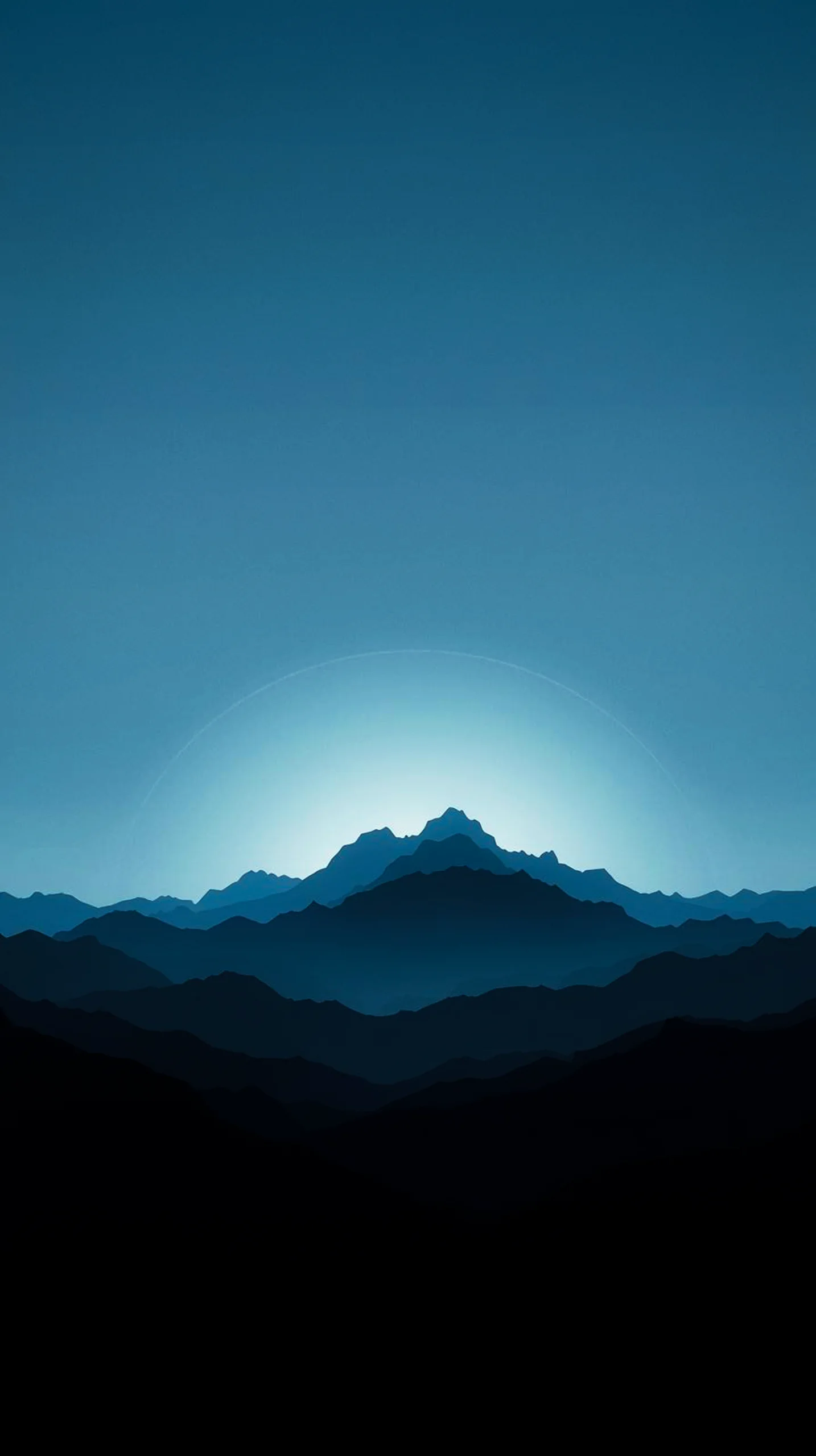 Blue mountain amoled wallpaper 4k for mobile, iphone wallpaper 4k, 4k wallpaper for mobile, 4k backgrounds iphone.