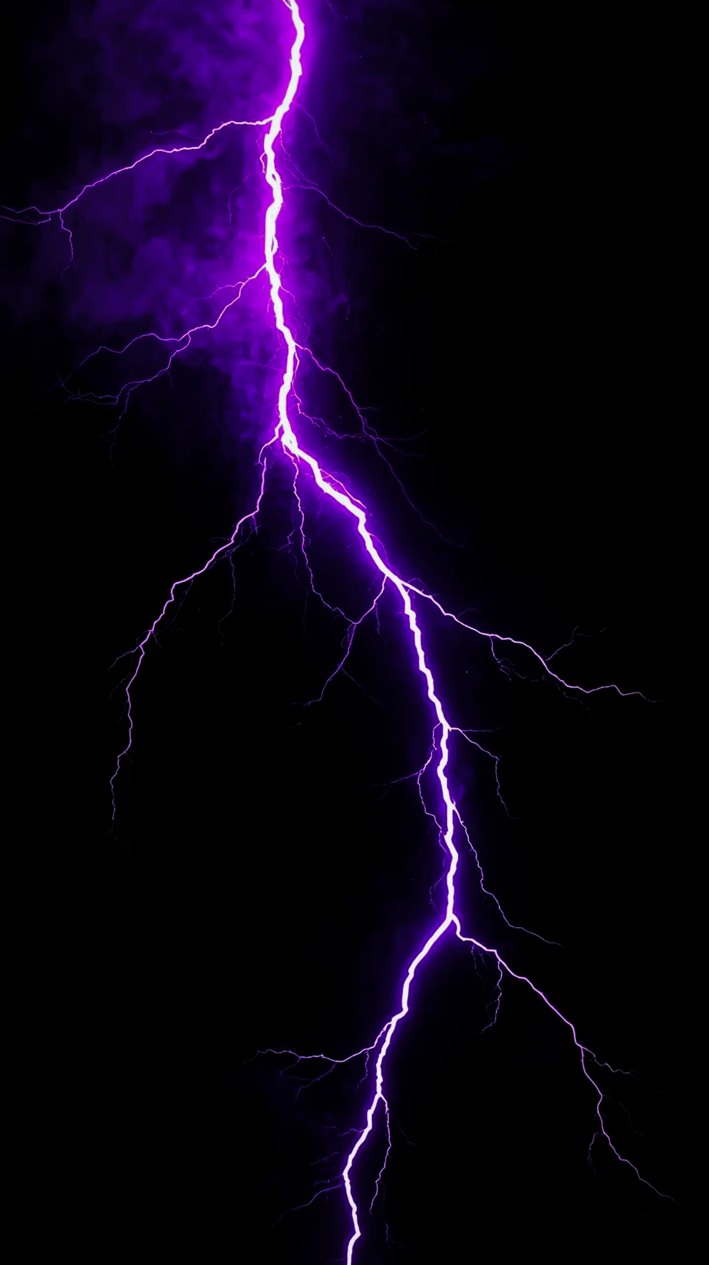 Purple lightning amoled wallpaper 4k for mobile iphone wallpaper 4k 4k wallpaper for mobile wallpaper for phone