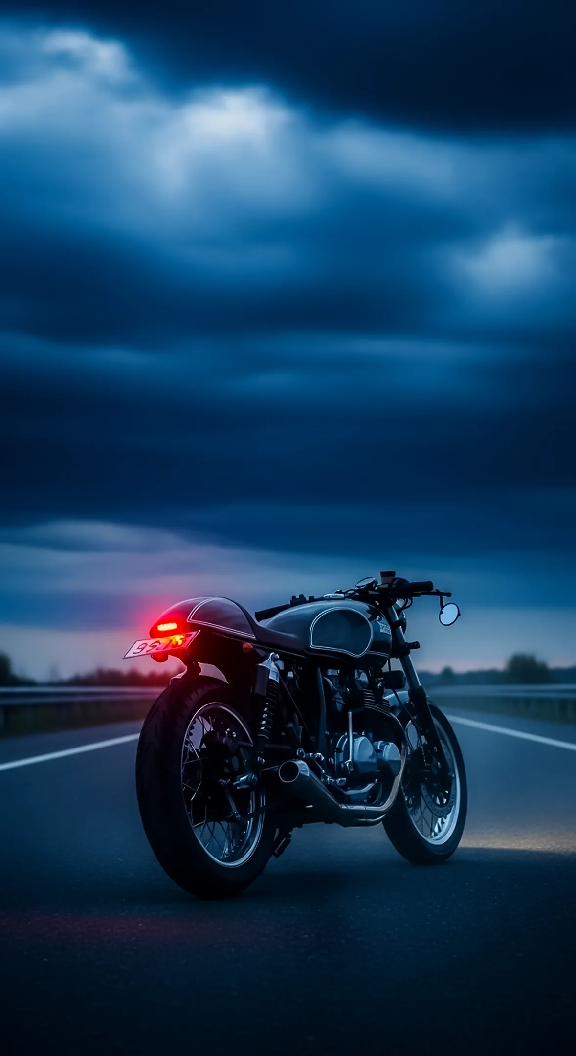 Cafe racer bike phone wallpaper, iphone wallpaper 4k, 4k wallpaper for mobile, 4k wallpaper for iphone backgrounds.