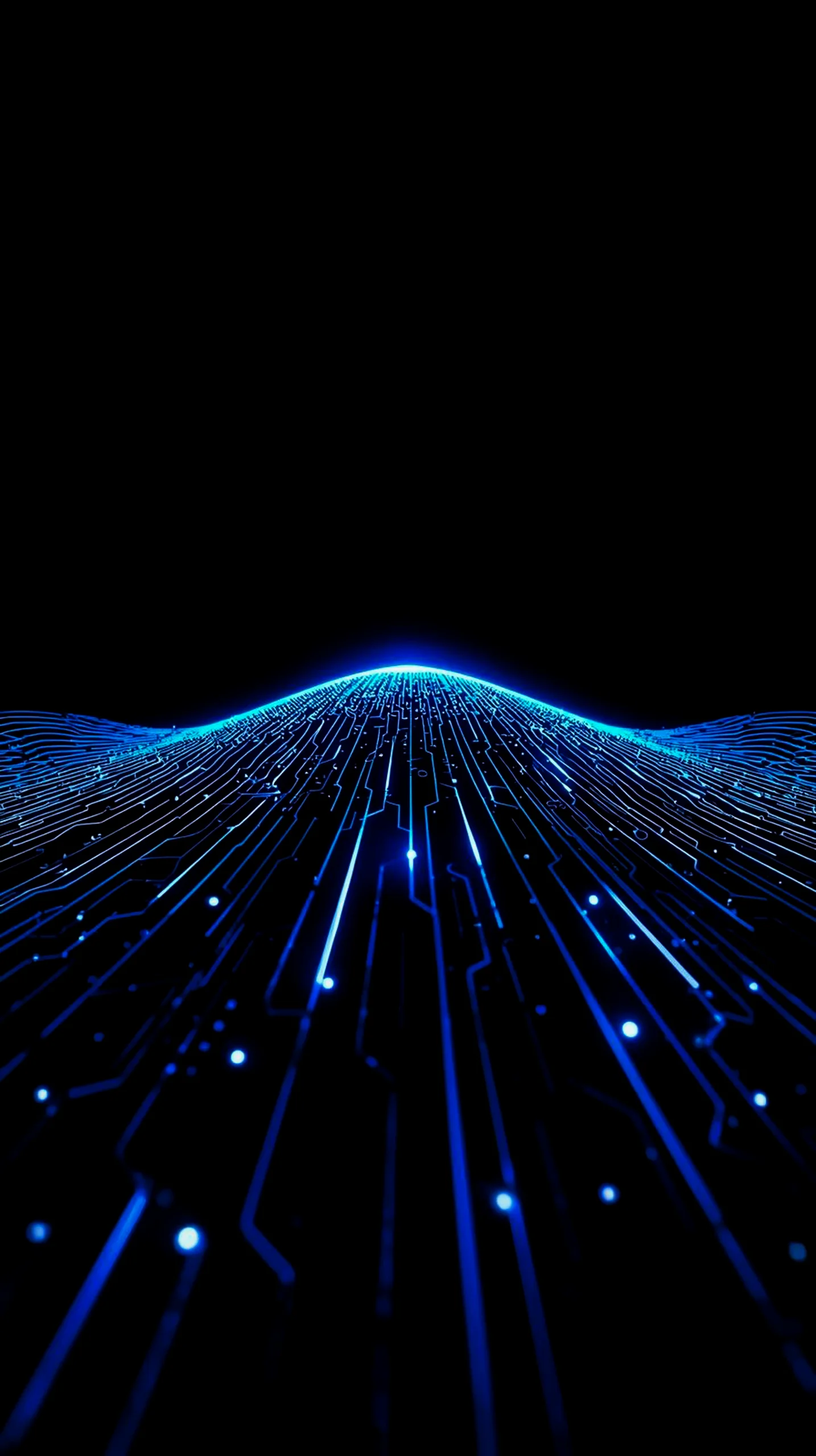 Futuristic blue circuit AMOLED wallpaper 4k for mobile, iphone wallpaper 4k, 4k wallpaper for phone, 4k backgrounds.
