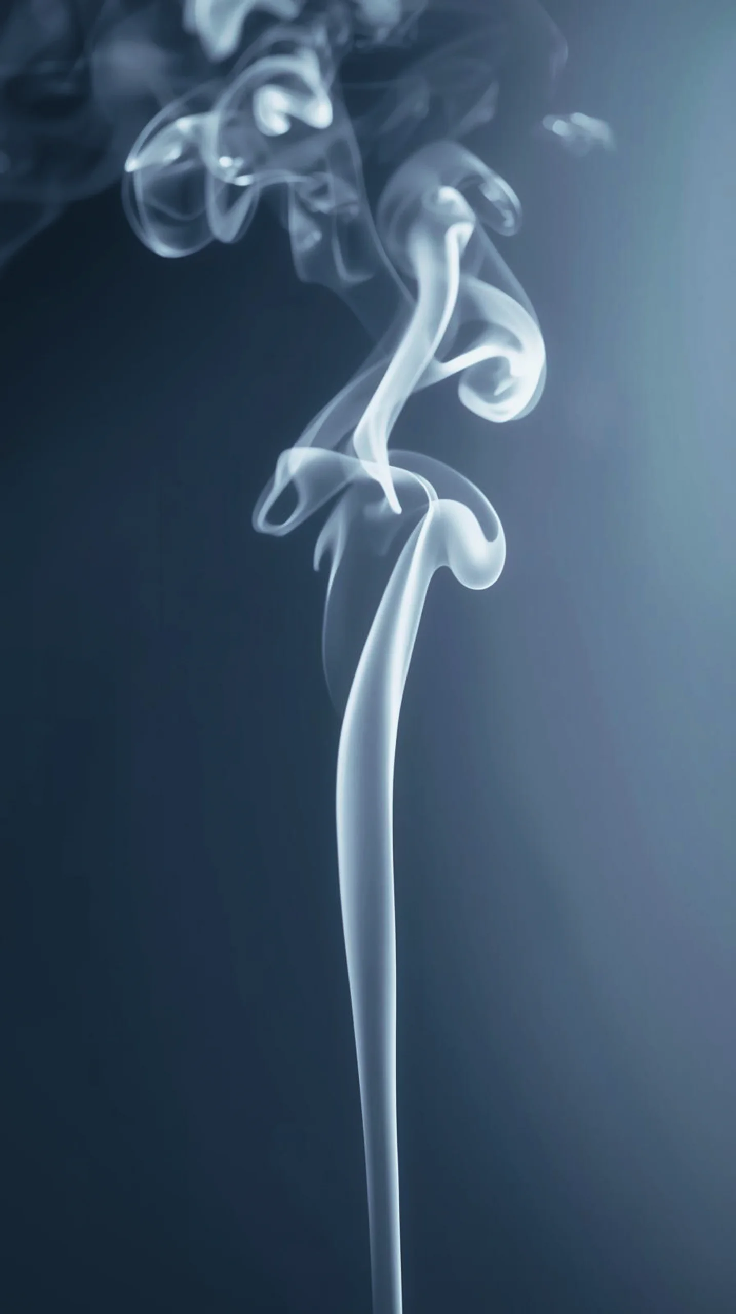 Blue smoke swirls, ethereal, abstract, AMOLED wallpaper 4K for mobile, iPhone wallpaper 4K, 4K wallpaper for mobile,