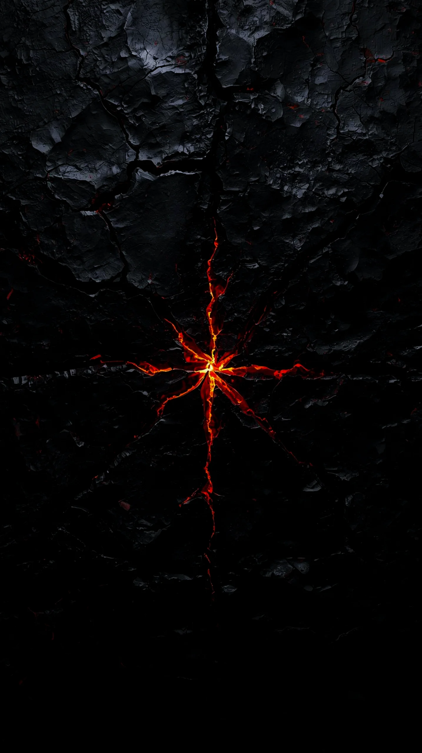 Fiery crackling texture AMOLED wallpaper 4K for mobile, iPhone wallpaper 4K, 4K wallpaper for mobile, wallpaper for
