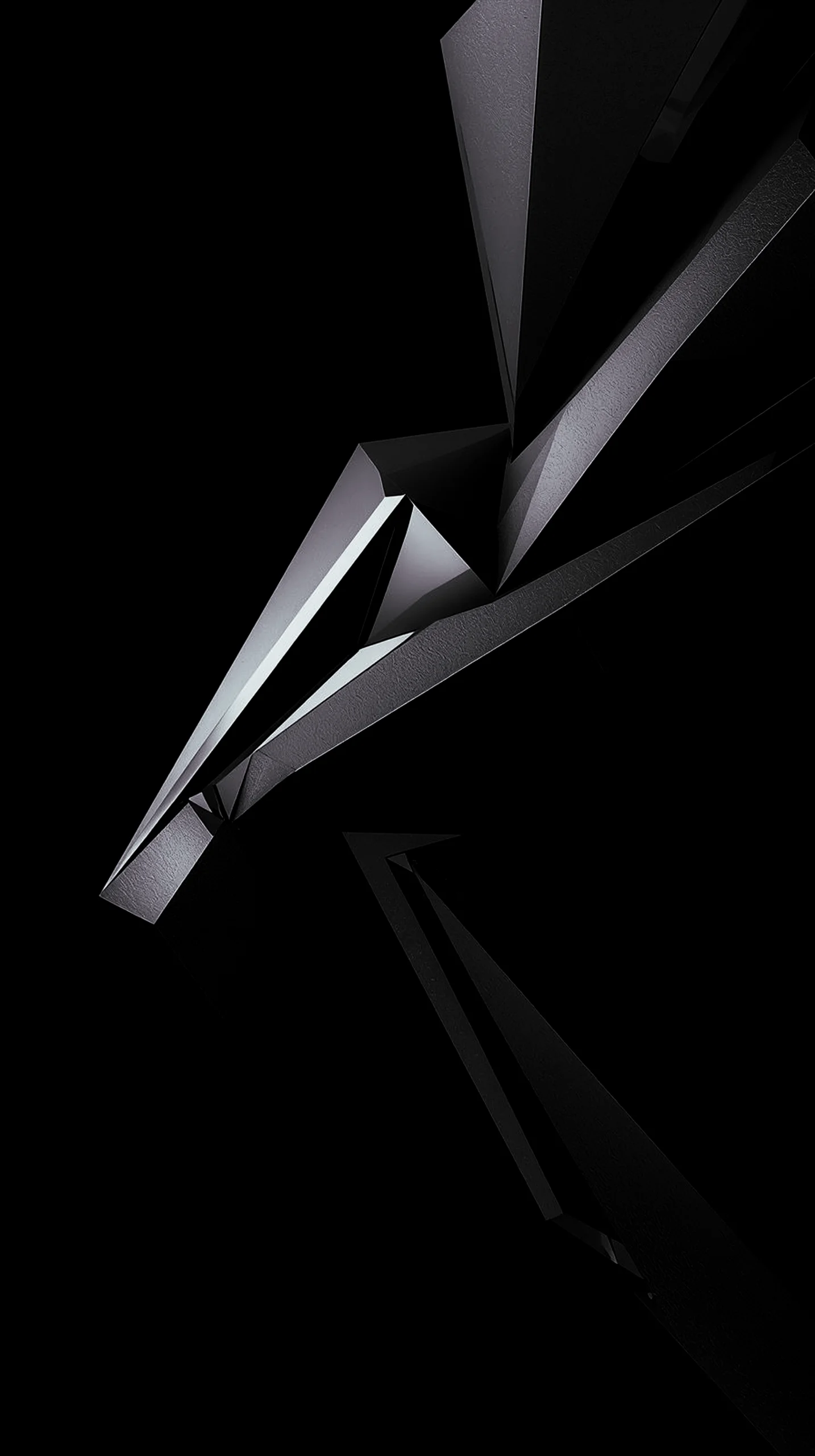 Abstract Geometric Lightning Bolt AMOLED Wallpaper 4K for Mobile | iPhone Wallpaper 4K | 4K Wallpaper for Mobile |