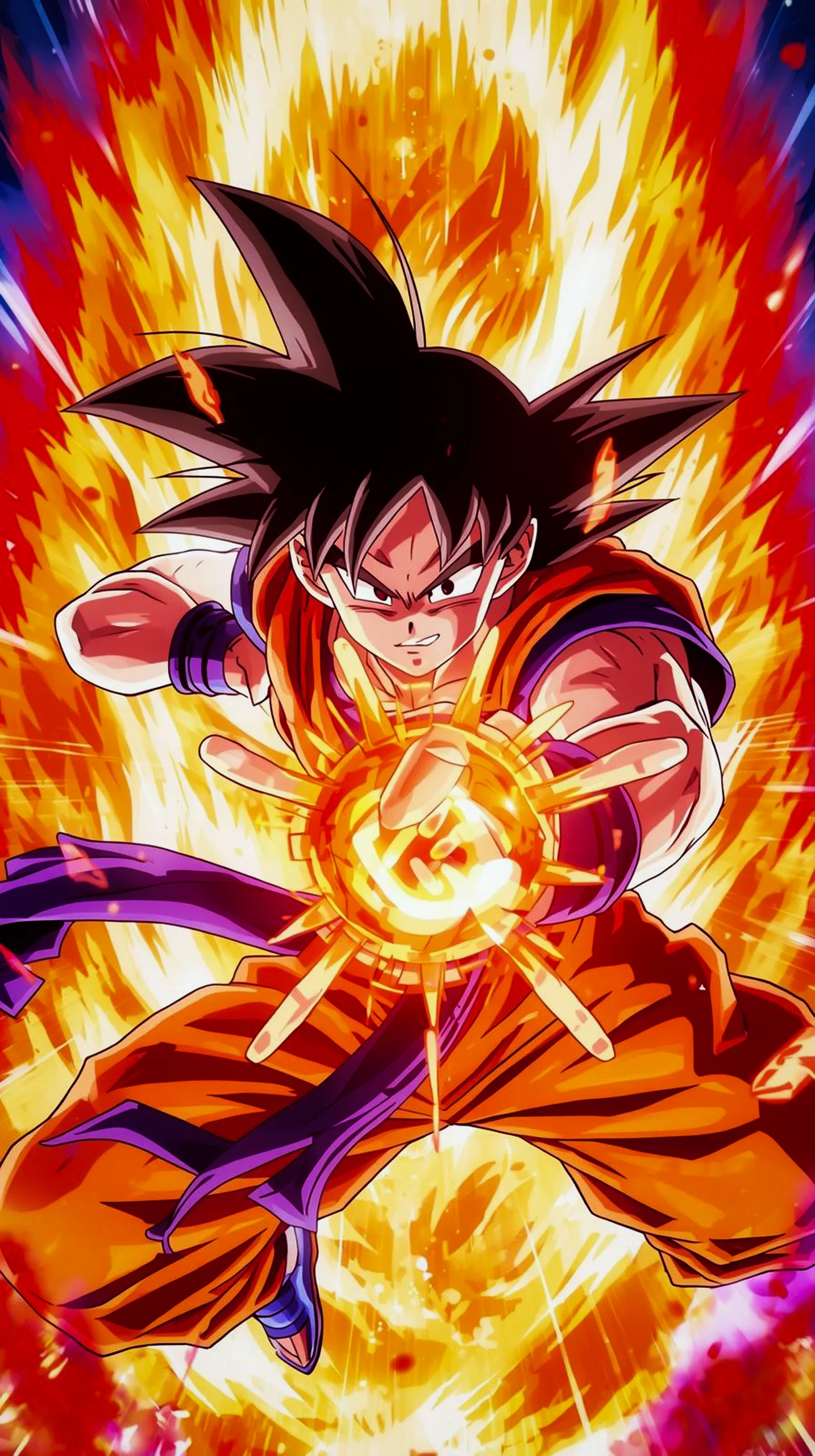 powerful anime warrior wallpaper for phone 4K