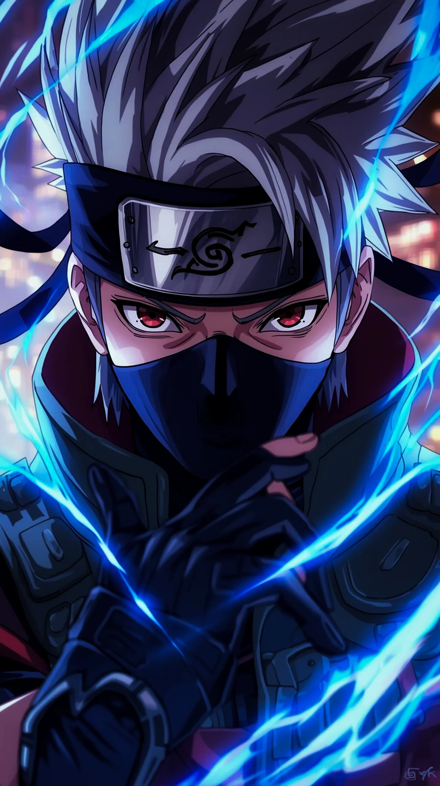 Kakashi Hatake anime phone wallpaper 4k for mobile background