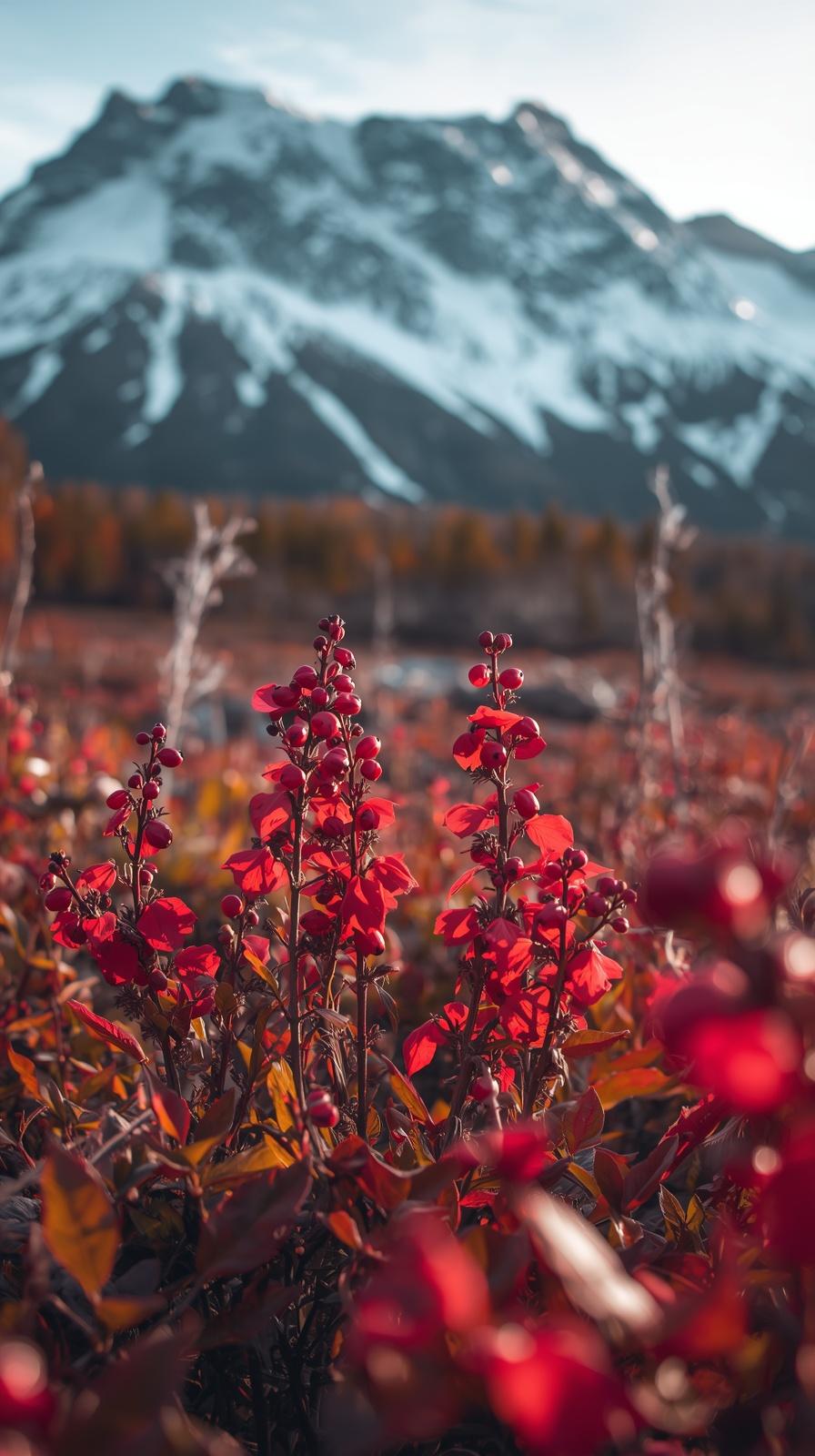 4k mobile wallpaper Alaskan Denali autumn tundra