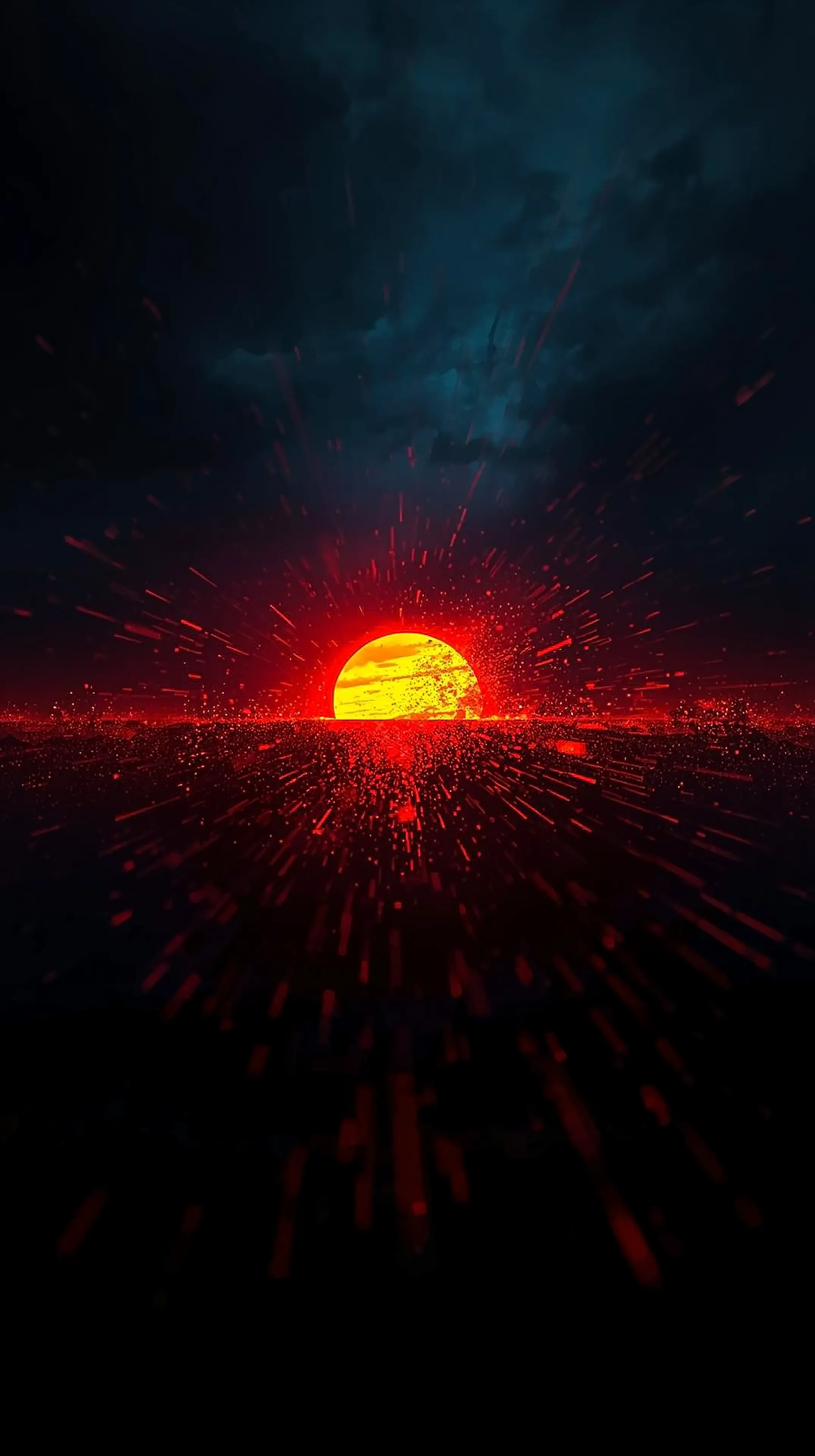 4k wallpaper for mobile Liquid Metal Fusion Silver Gold Waves, Glossy Chrome Fluid Sculptural Flow on Black Dramatic Lux