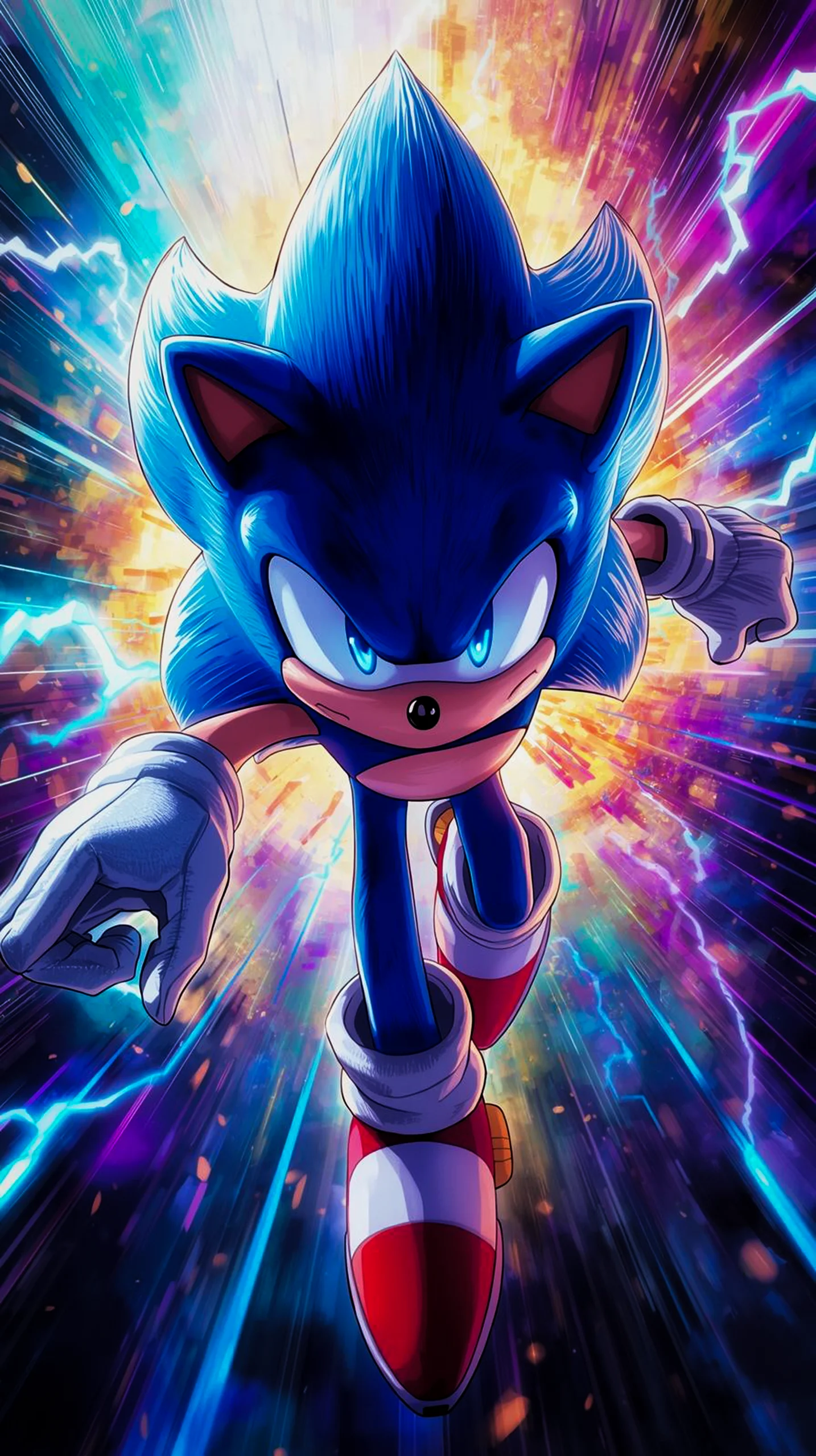 dynamic sonic the hedgehog wallpaper for mobile phone 4k resolution