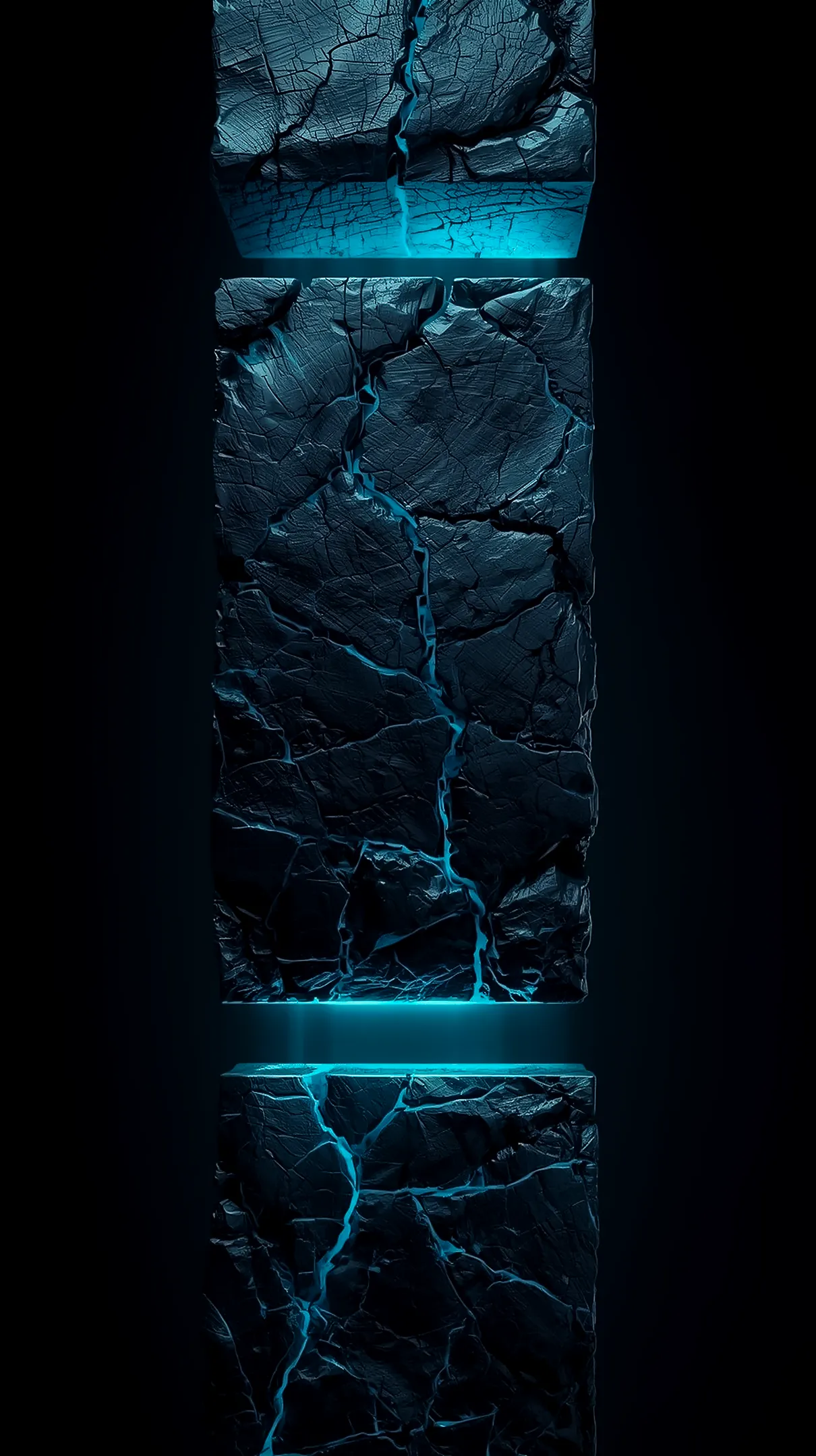 AMOLED wallpaper 4k for mobile, iphone wallpaper 4k, 4k wallpaper for phone, cute 4k background, dark cracked stone art.
