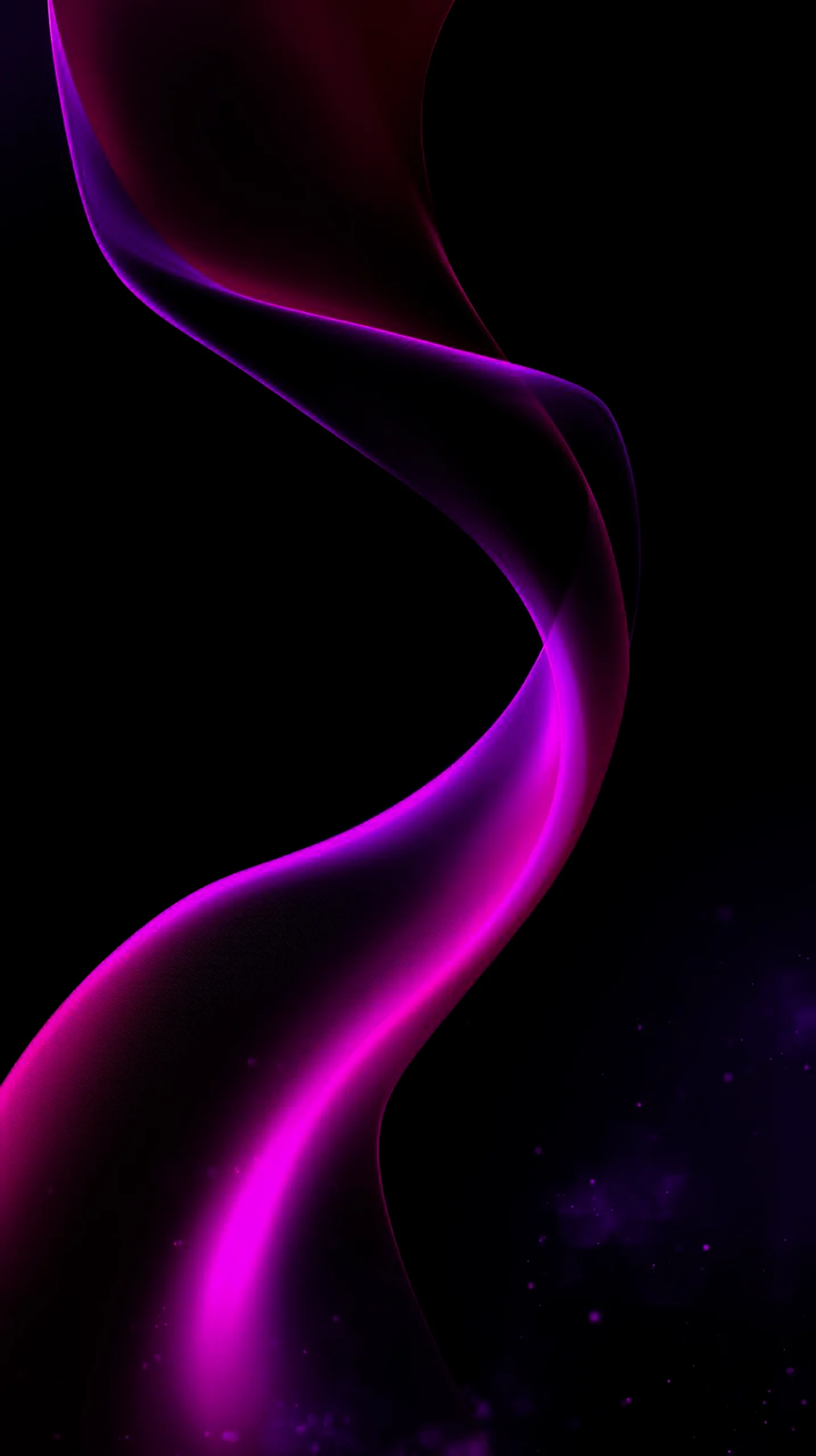 Abstract amoled wallpaper 4k for mobile, purple pink waves. Ideal iphone wallpaper 4k, 4k wallpaper for phone, 4k