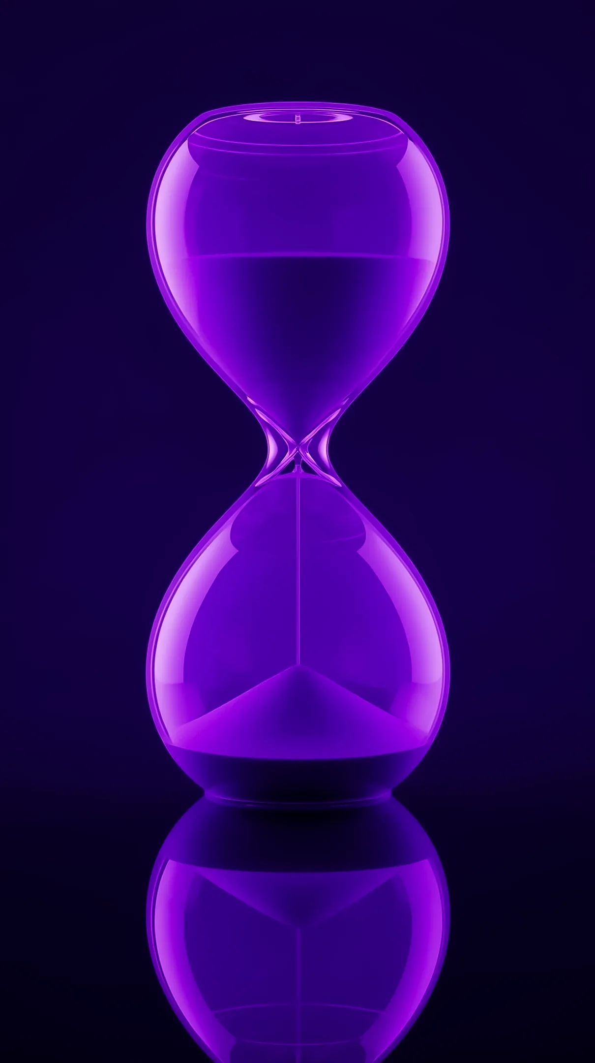 Purple hourglass amoled wallpaper 4k for mobile, iphone wallpaper 4k, 4k wallpaper for phone and 4k iphone background.