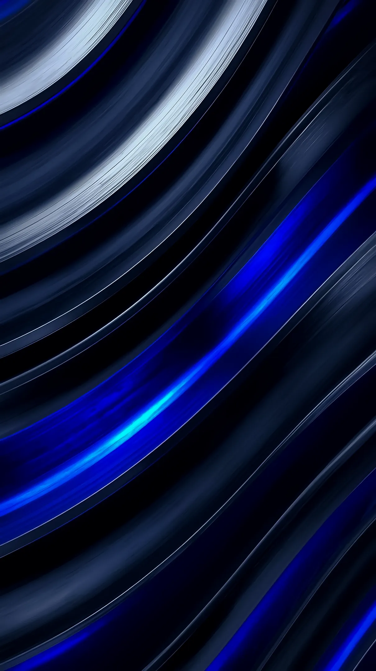 Abstract blue wavy lines amoled wallpaper 4k for mobile, iphone wallpaper 4k, 4k wallpaper for mobile, wallpaper for