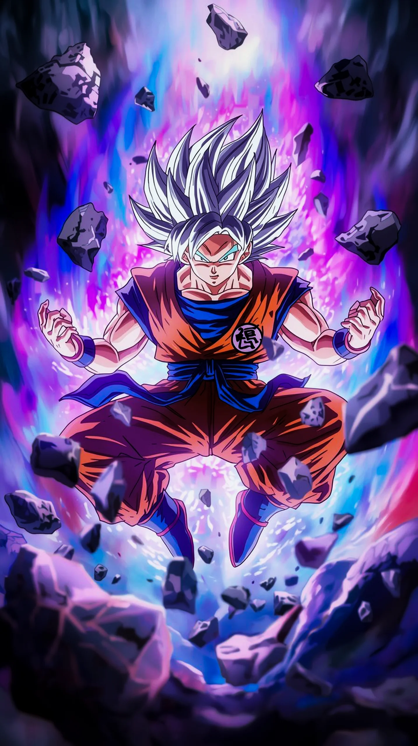 epic goku anime wallpaper for phone 4K