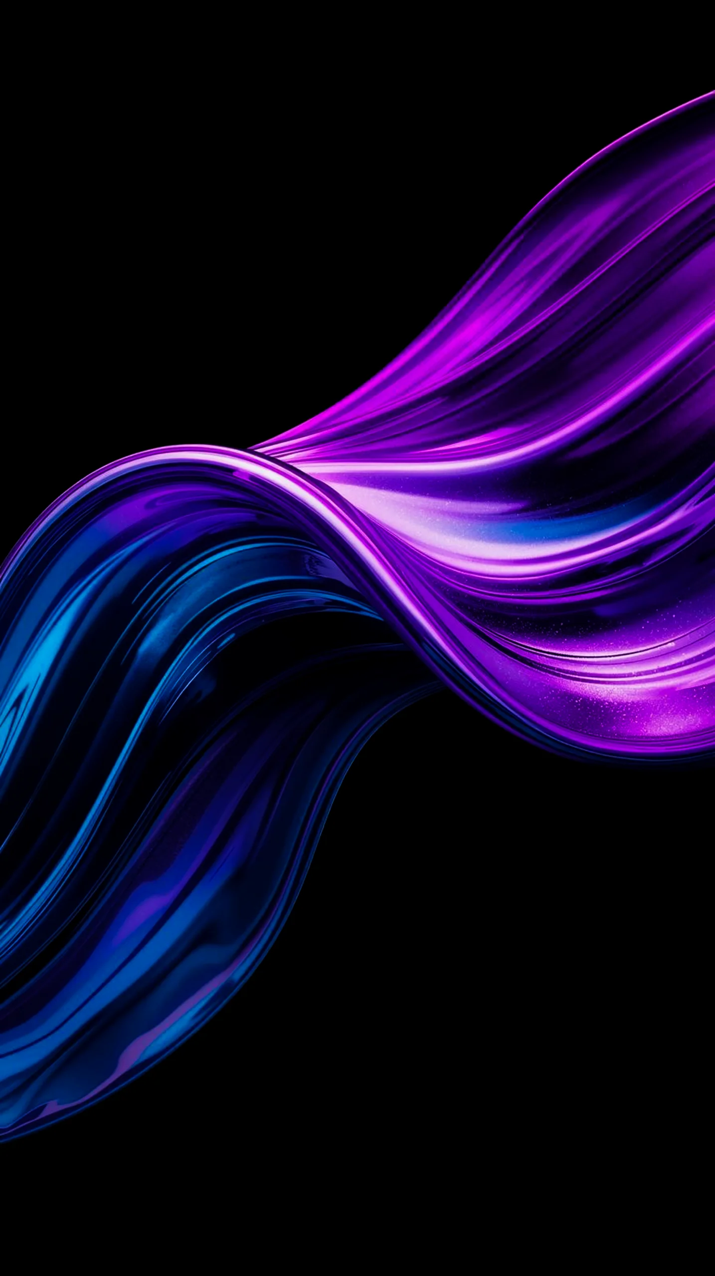 AMOLED wallpaper 4K for mobile with a vibrant purple and blue swirl. iPhone wallpaper 4K, 4K wallpaper for mobile,