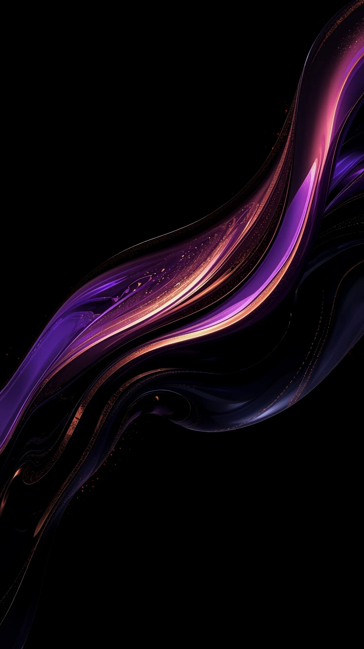 Purple gold abstract amoled wallpaper 4k for mobile, iphone wallpaper 4k, 4k wallpaper for phone, cute 4k backgrounds.
