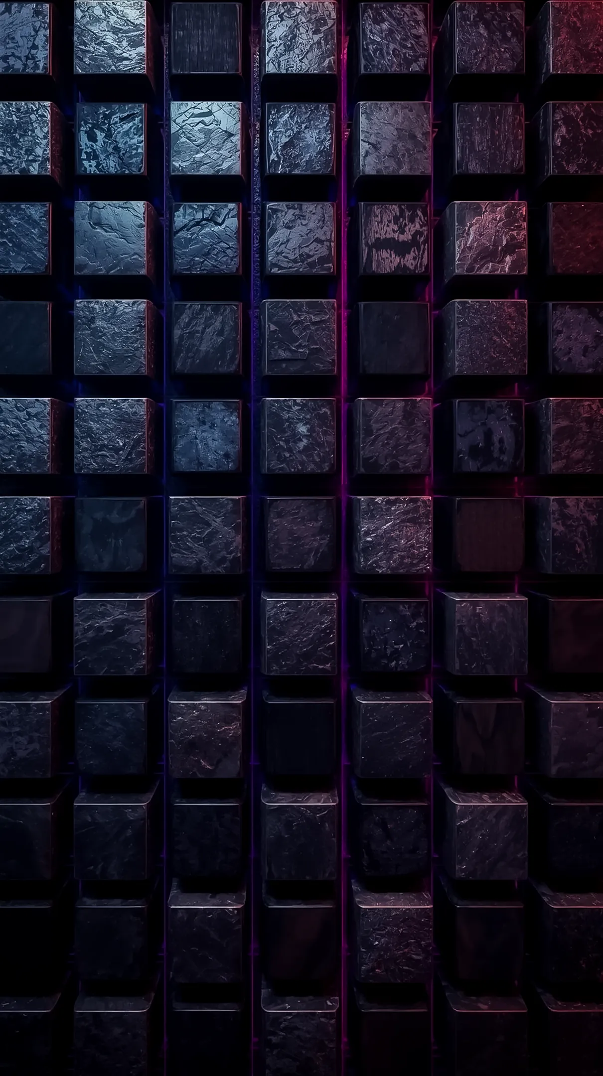 Abstract Geometric 3D Cubes AMOLED wallpaper 4k for mobile