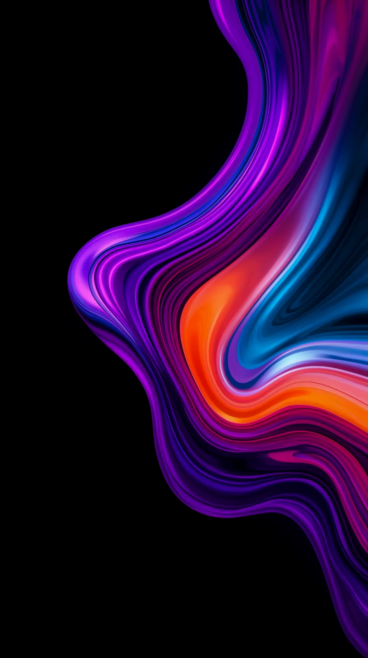 Vibrant liquid abstract amoled wallpaper 4k for mobile, iphone wallpaper 4k, 4k wallpaper for phone, 4k backgrounds.