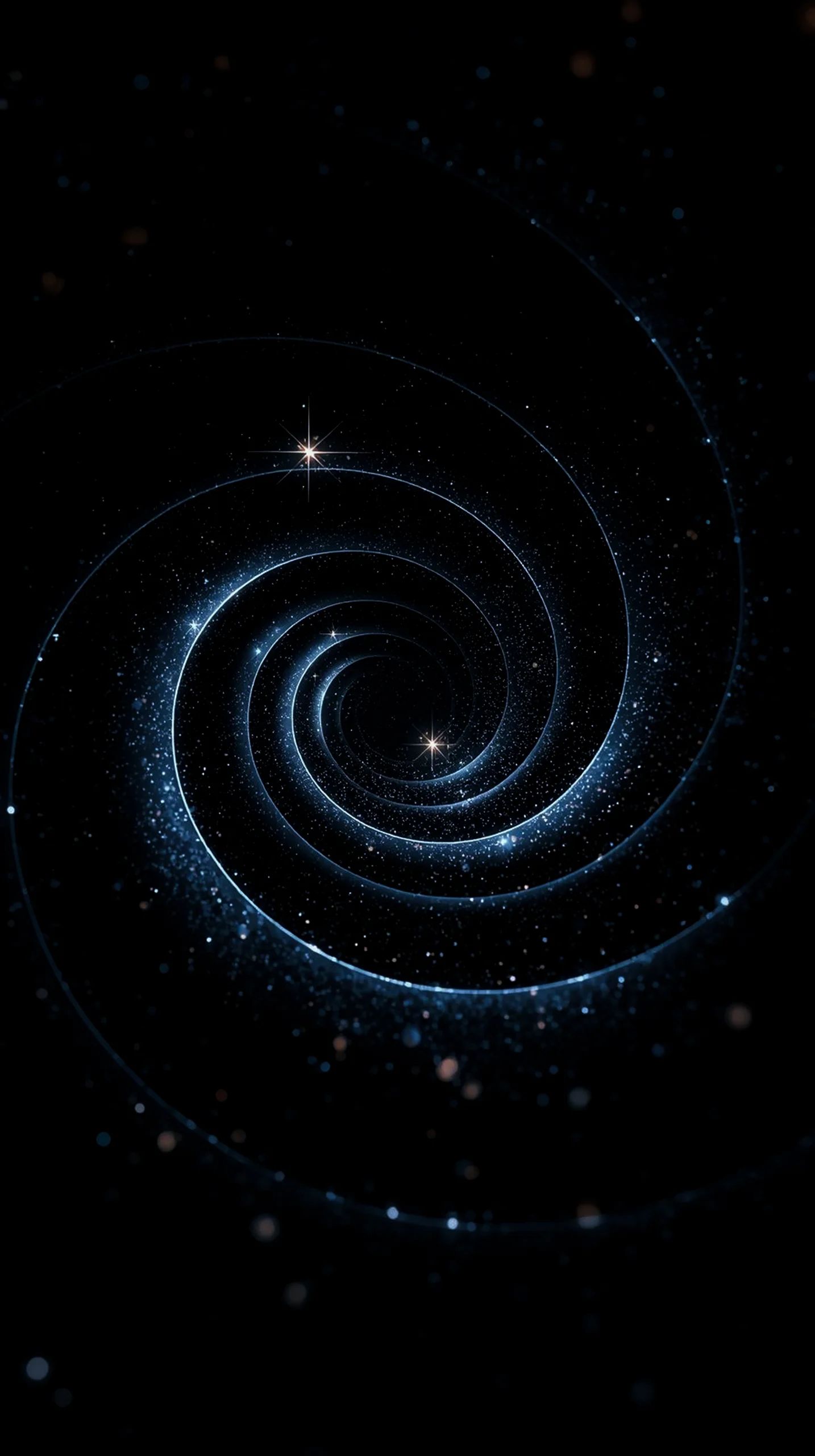 Stellar spiral AMOLED wallpaper 4k for mobile, iPhone wallpaper 4k, 4k wallpaper for phone, cute 4k backgrounds.