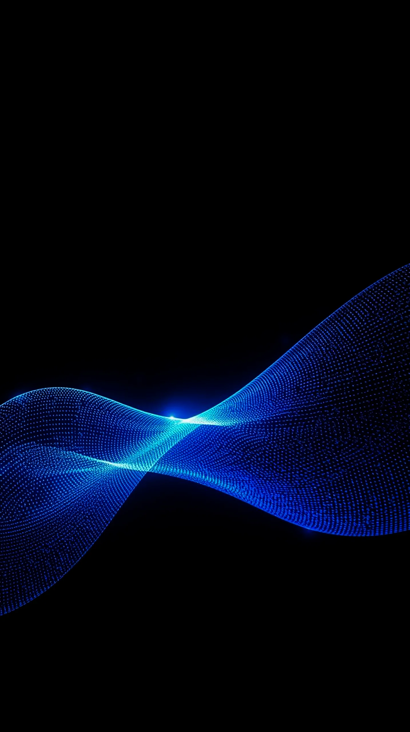 Abstract blue wave AMOLED wallpaper 4k for mobile, iphone wallpaper 4k, 4k wallpaper for phone, 4k background.