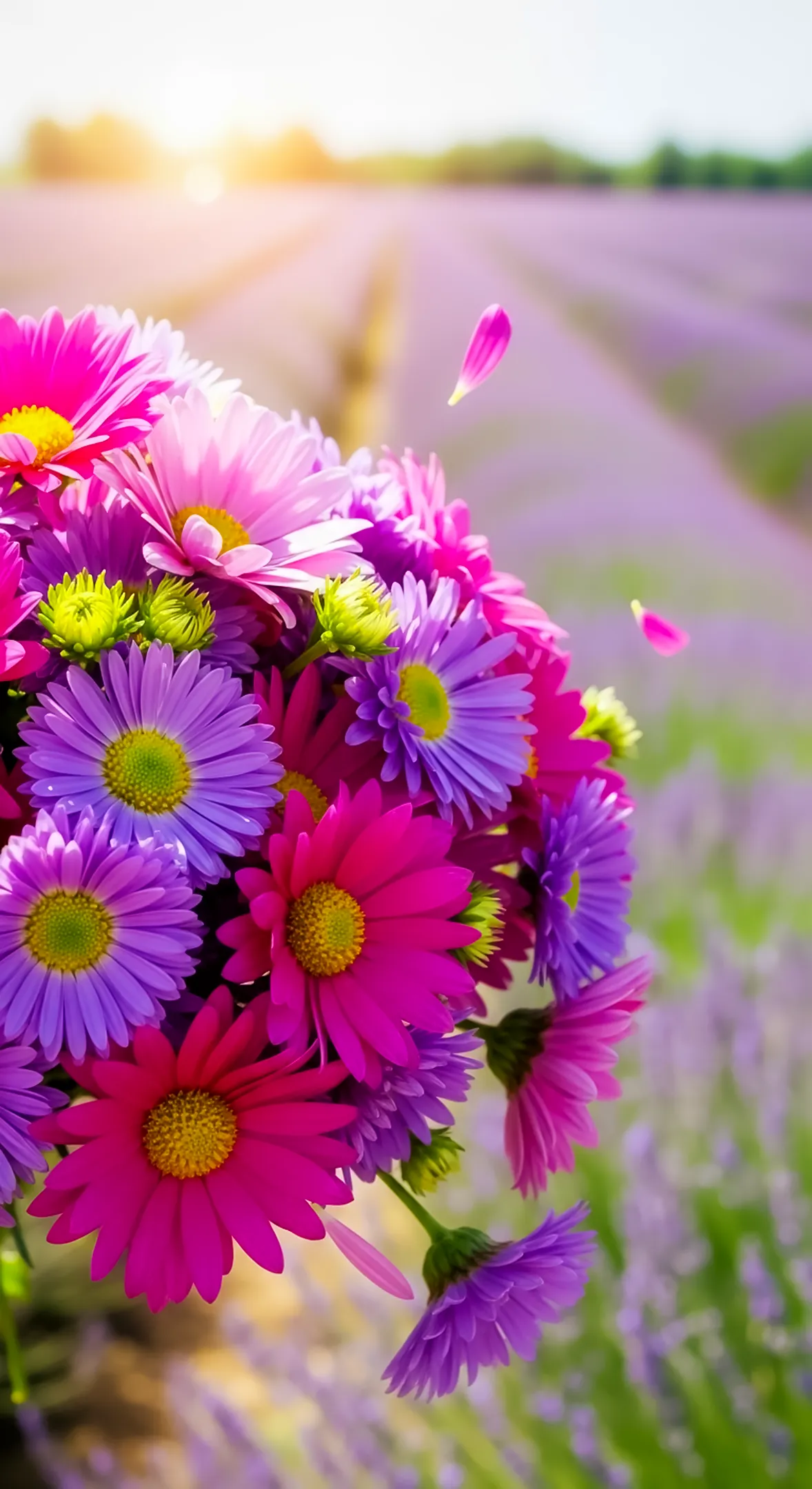 A vibrant flower background for iPhone, perfect as a flower phone background or a beautiful flower phone wallpaper.