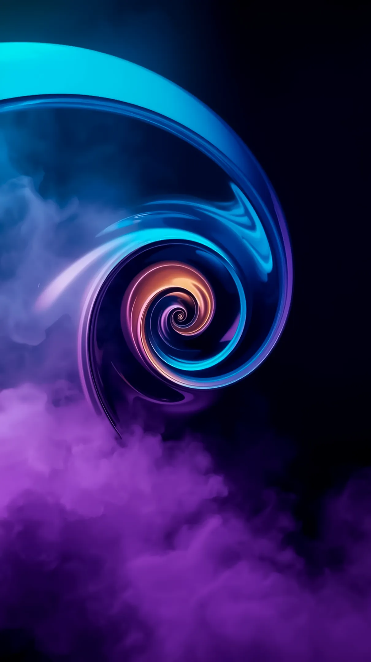 Abstract swirl amoled wallpaper 4k for mobile, iphone wallpaper 4k, 4k wallpaper for phone, and iphone background.