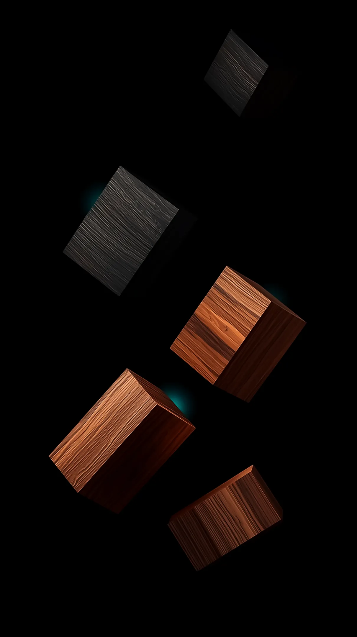 Dark wooden blocks amoled wallpaper 4k for mobile, ideal as iphone wallpaper 4k or any 4k wallpaper for mobile phone,