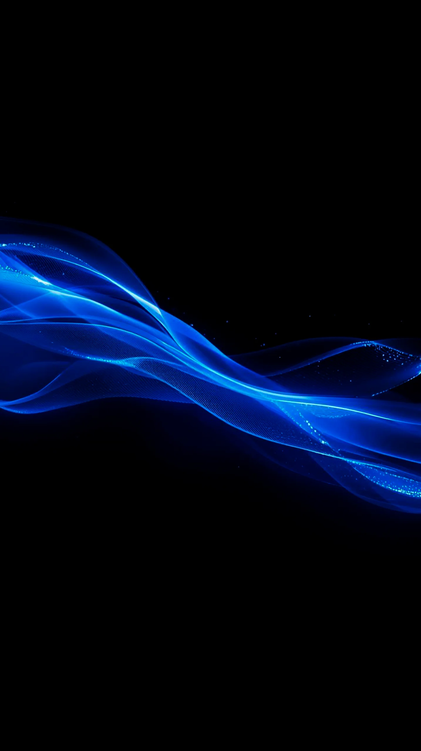 Blue abstract amoled wallpaper 4k for mobile, iphone wallpaper 4k, 4k wallpaper for phone and iphone backgrounds.
