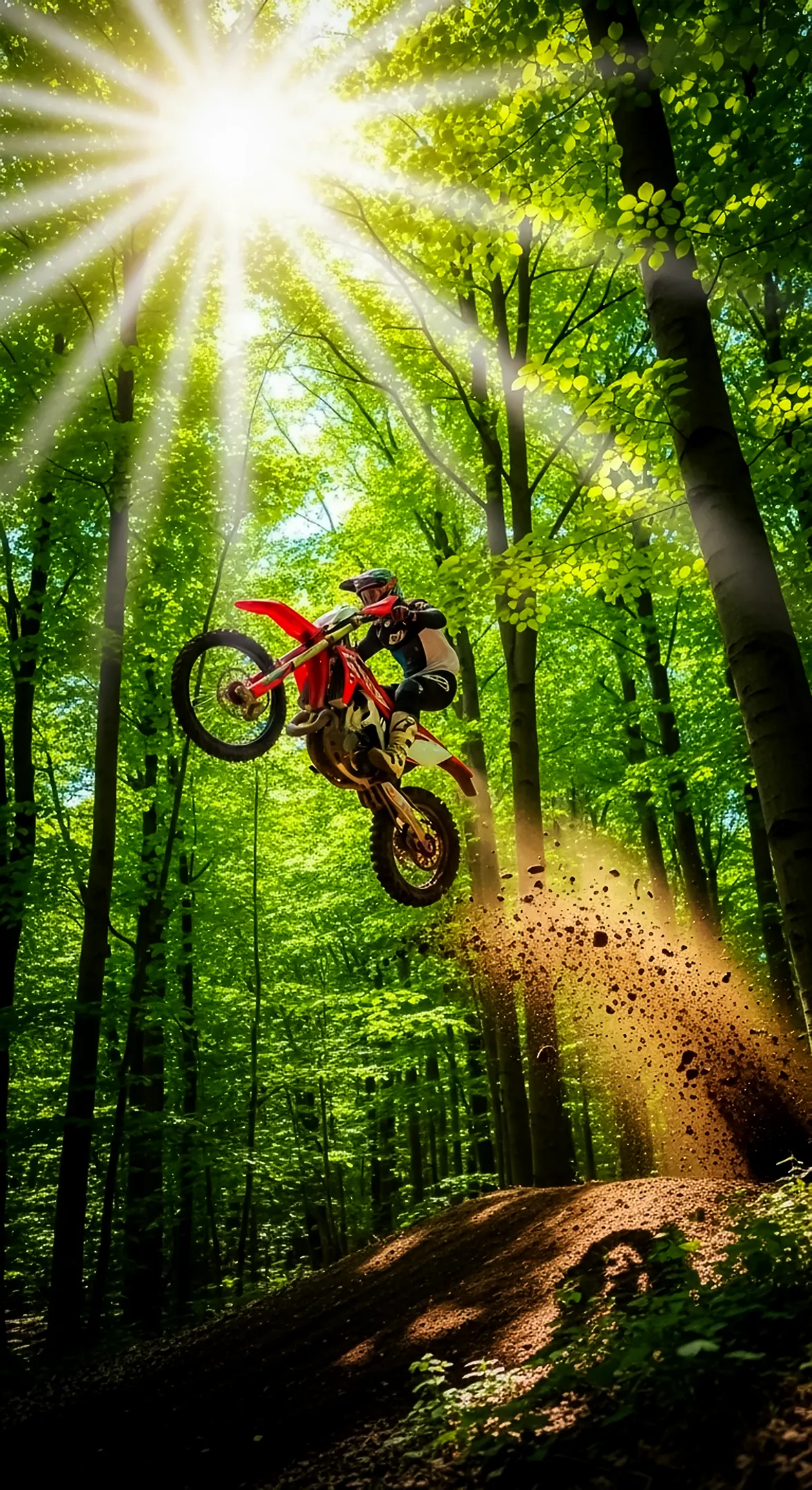 Epic Motocross Jump Phone Wallpaper | 4K Wallpaper for Mobile & iPhone
