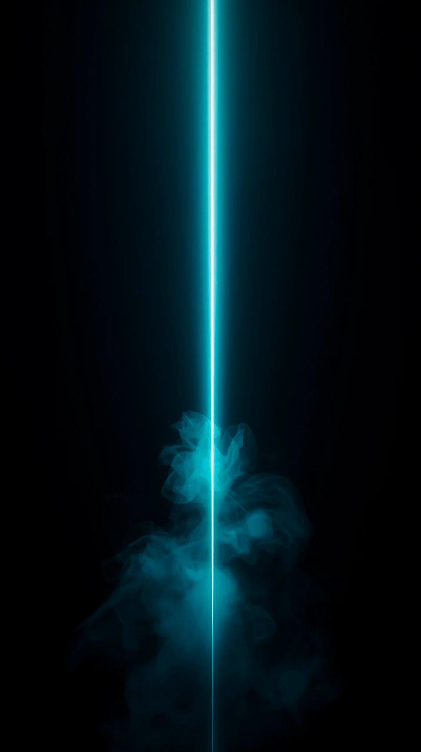 Cyan neon beam amoled wallpaper 4k for mobile, iphone wallpaper 4k, 4k wallpaper for mobile phone, cute 4k wallpaper