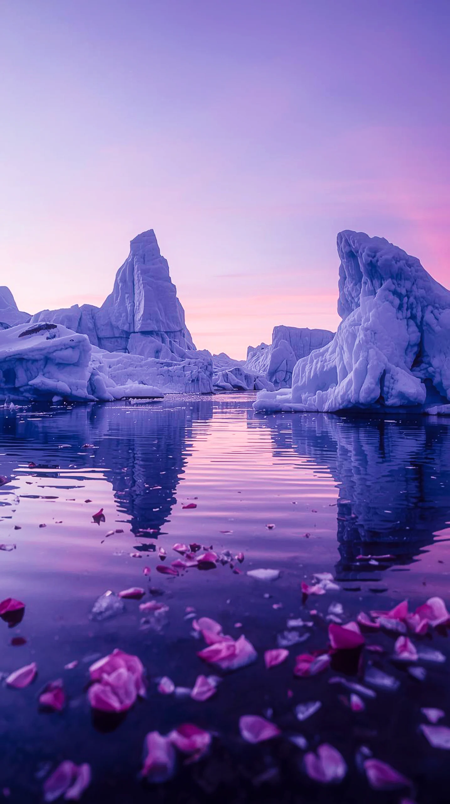 Purple iceberg lagoon iphone wallpaper 4k, a cute 4k wallpaper for iphone. Ideal 4k wallpaper for mobile and wallpaper