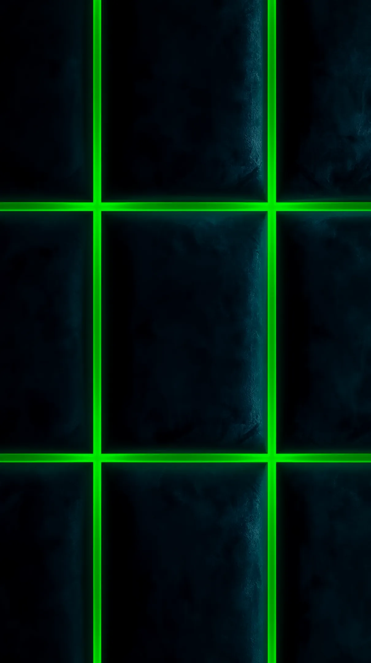 Neon Green Grid AMOLED Wallpaper 4k for Mobile