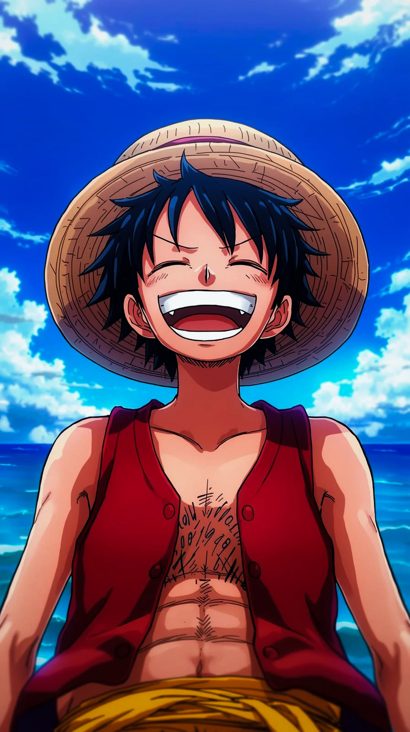Luffy anime wallpaper iphone 14 pro max 4k for mobile background