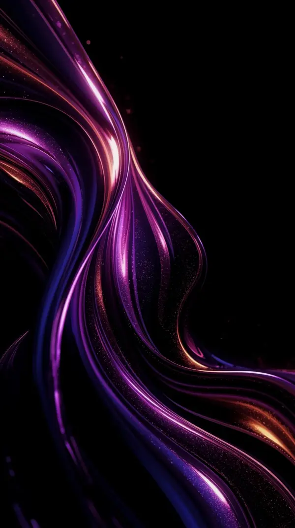 Anime wallpaper — aesthetic dark purple glowing lines