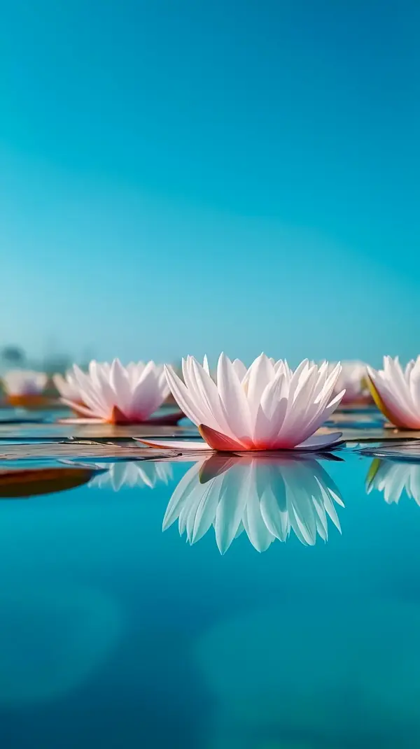 Stunning Flower Background for iPhone: Pink Lotus Flower Phone Wallpaper & Background