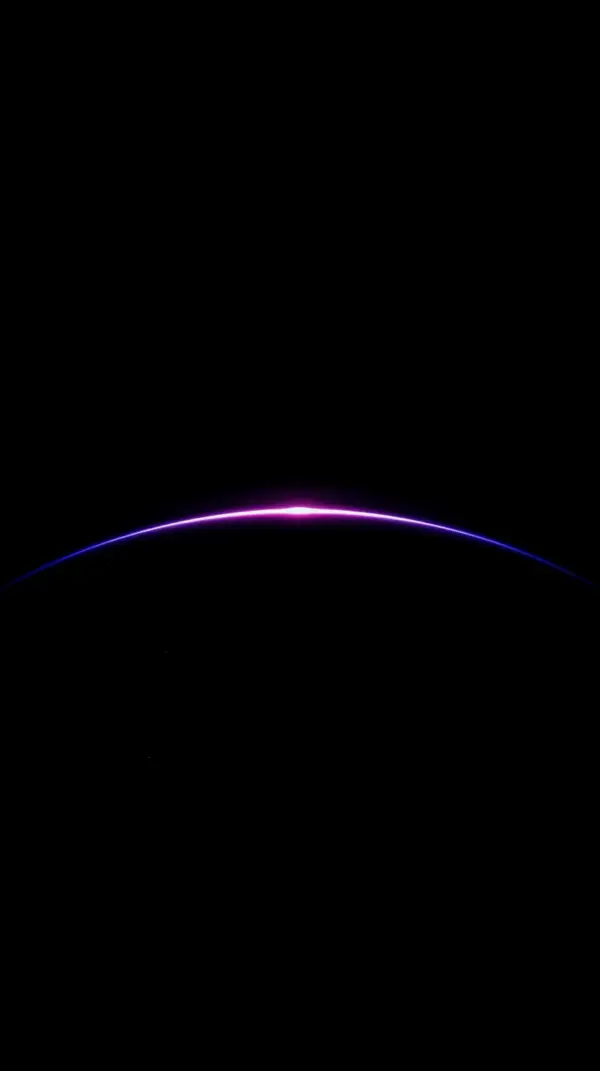 Minimalist Space Horizon AMOLED Wallpaper 4K for Mobile