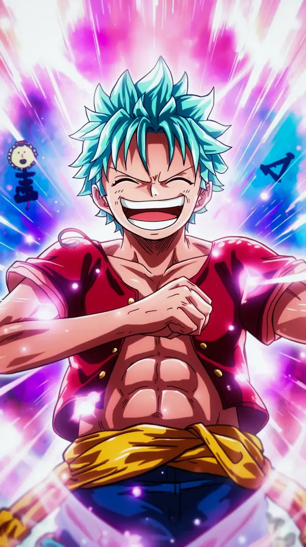 Monkey D. Luffy Gear 5 Anime Wallpaper iPhone 4k Phone | Aesthetic Anime Background Phone