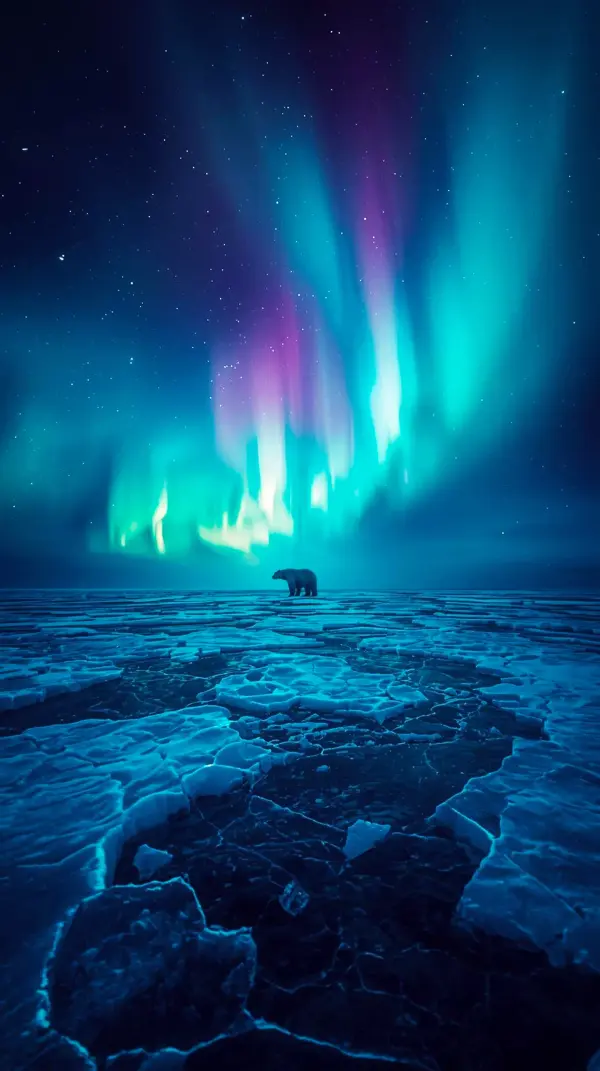 Stunning Polar Bear iPhone Wallpaper 4k: Cute 4k Wallpaper for iPhone and Mobile