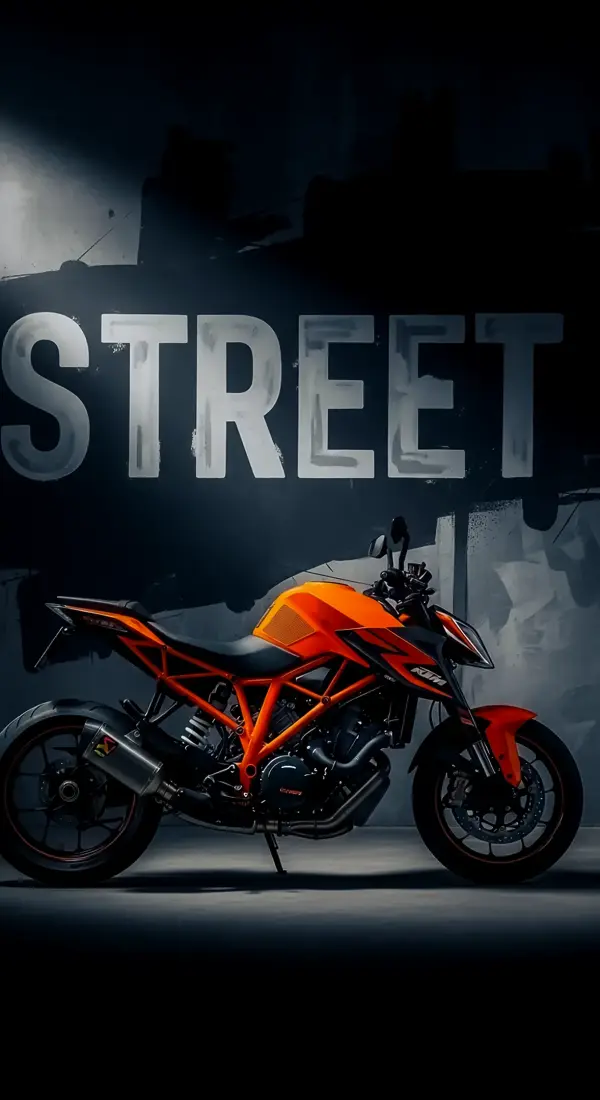 Dynamic Orange Street Bike Phone Wallpaper 4K for iPhone & Mobile. This cool iphone wallpaper 4k is perfect for your device, offering a stunning 4k wallpaper for mobile experience. Find your next wallpaper for phone with these 4k