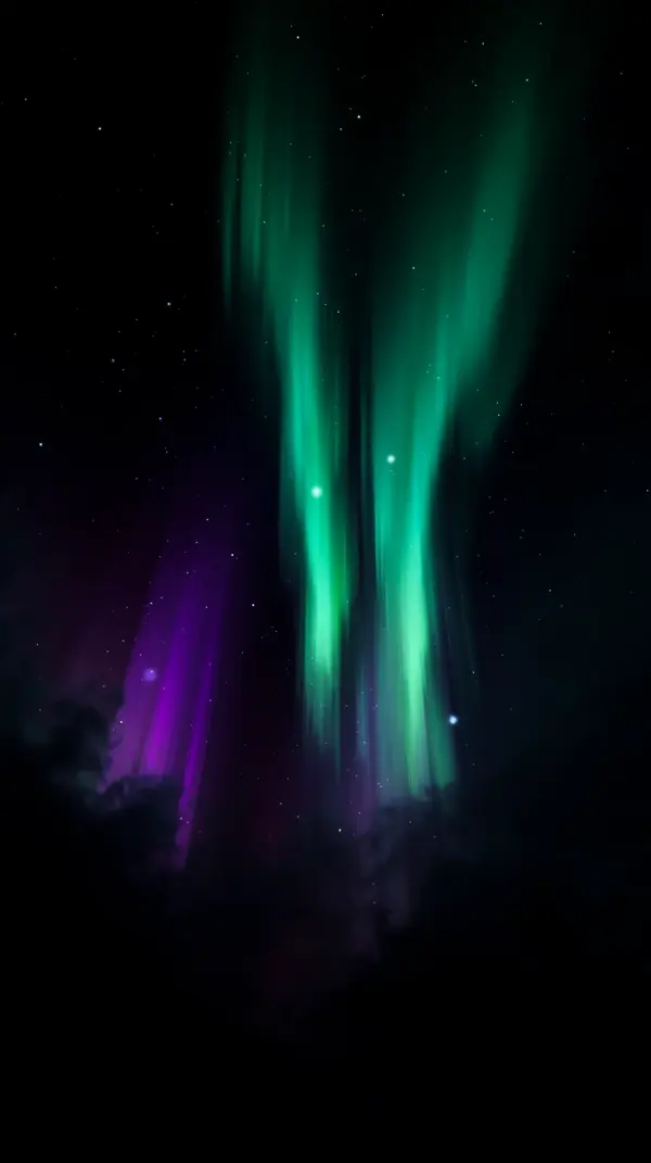 Aurora Borealis amoled wallpaper 4k for mobile - Stunning Northern Lights