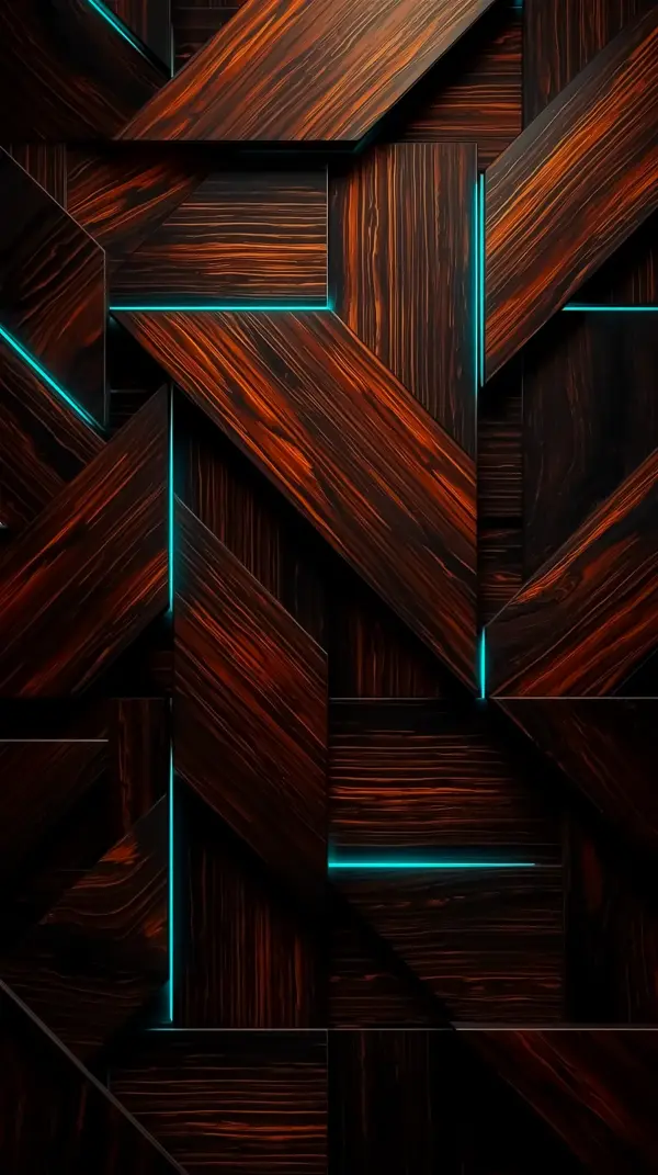 Premium Wooden Texture AMOLED Wallpaper 4K for Mobile