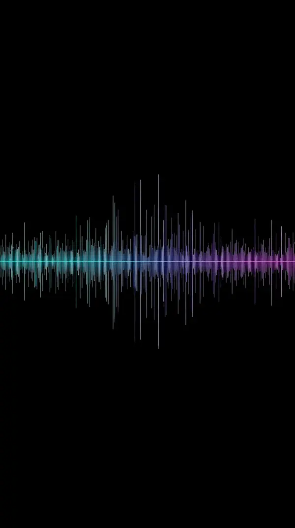Neon Sound Wave AMOLED Wallpaper 4K for Mobile