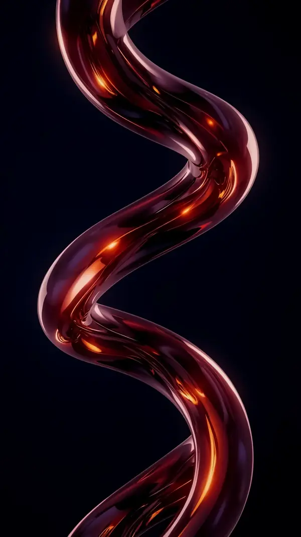 Aesthetic wallpaper — dark red glowing abstract spiral