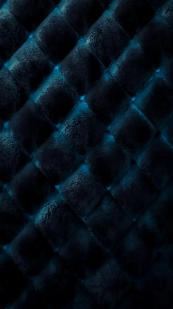 Dark Blue Quilted Texture AMOLED Wallpaper 4K for Mobile